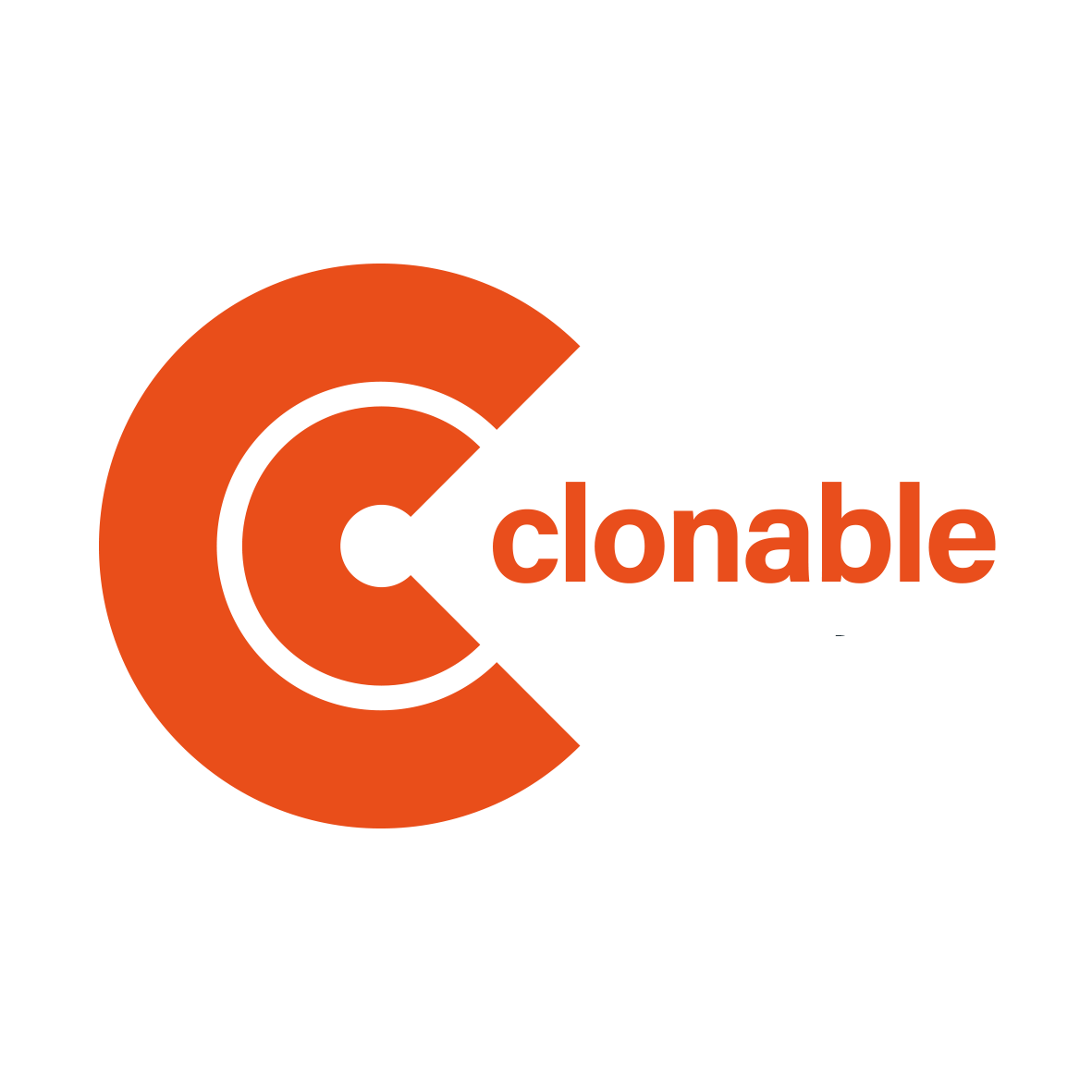 Clonable Logo heller Hintergrund